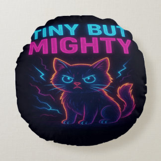 Broken Yet Bright Round Pillow