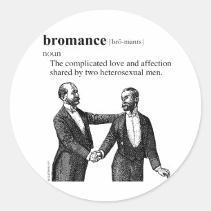BROMANCE CLASSIC ROUND STICKER