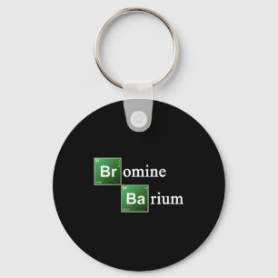 Bromine And Barium Periodic Table Chemistry Elemen Keychain