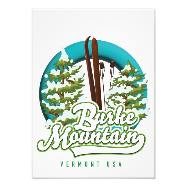 Bromley Mountain Peru Vermont US Ski logo Photo Pr (Front)
