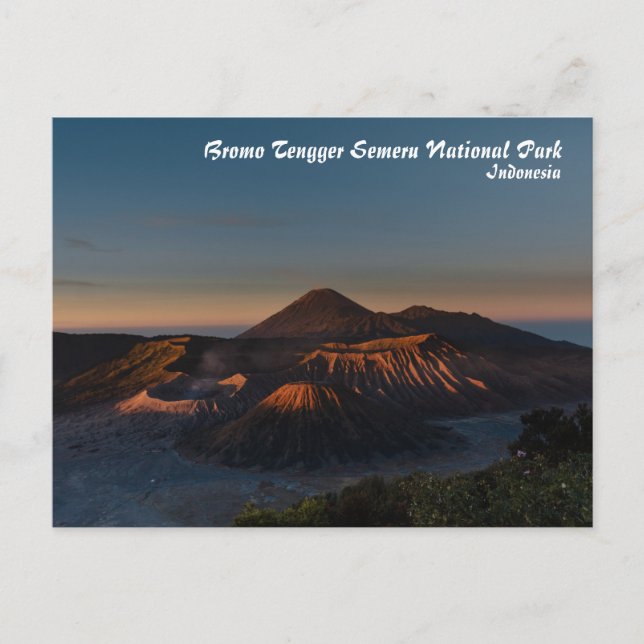Bromo Tengger Semeru National Park Postcard (Front)