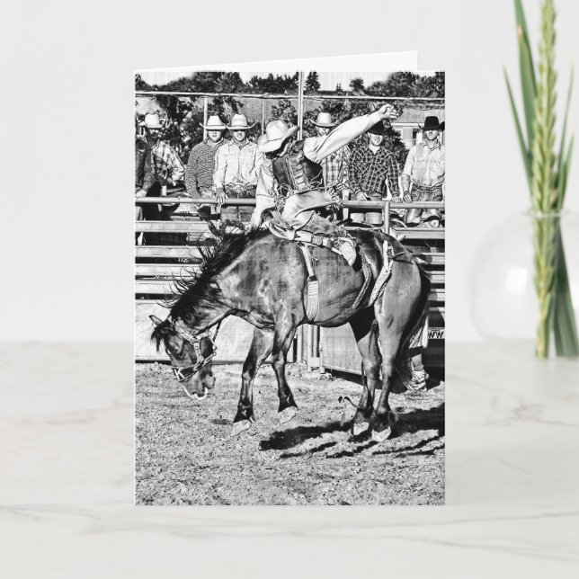 Bronc Rider Card (Front)