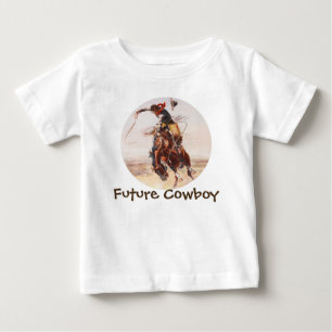 Bronc Rider "Future Cowboy" Baby T-Shirt