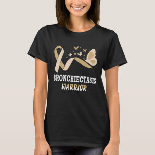 Bronchiectasis Awareness Pearl Ribbon Warrior Butt T-Shirt
