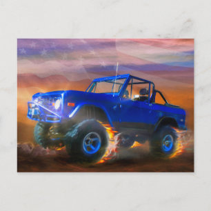 Bronco 4X4 “OFF ROAD RAGER” Postcard