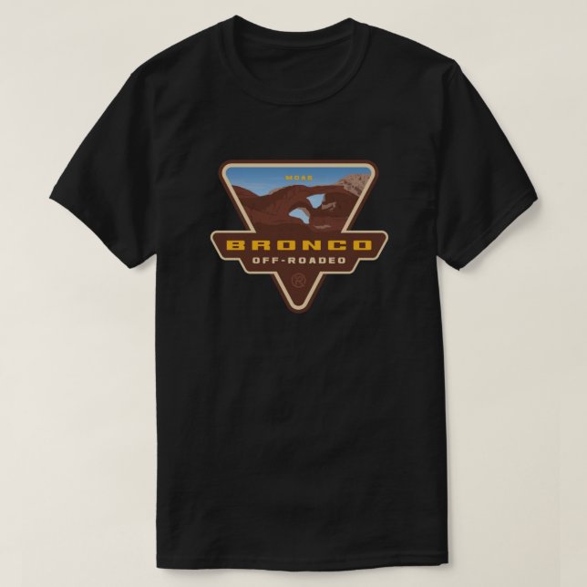Bronco Off Roadeo Moab Classic T-Shirt (Design Front)