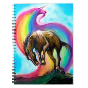Bronco Unicorn Notebook