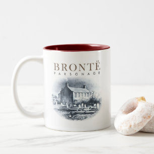 Bronte Parsonage Home of the Brontes Two-Tone Coffee Mug