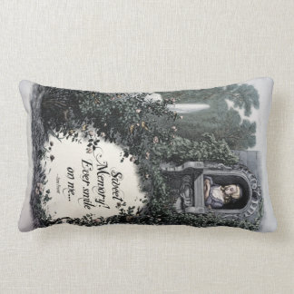 Brontë "Sweet Memory" Victorian Art Poetry Pillow