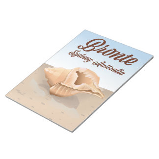 Bronte, Sydney, Australia vintage style travel Notepad