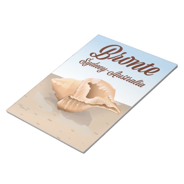 Bronte, Sydney, Australia vintage style travel Notepad (Angled)