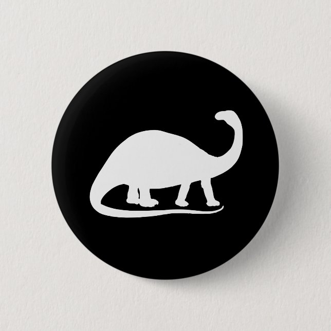 Brontosaurus 2 Inch Round Button (Front)