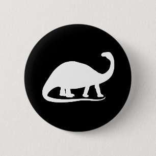 Brontosaurus 2 Inch Round Button