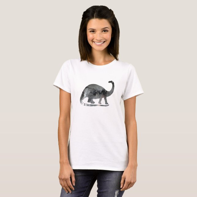 Brontosaurus Art T-Shirt (Front Full)