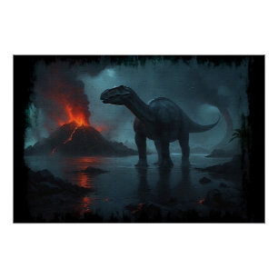Brontosaurus Fun Ecology Poster