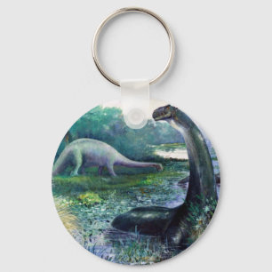 Brontosaurus Keychain