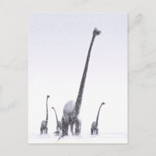 Brontosaurus Migration Postcard