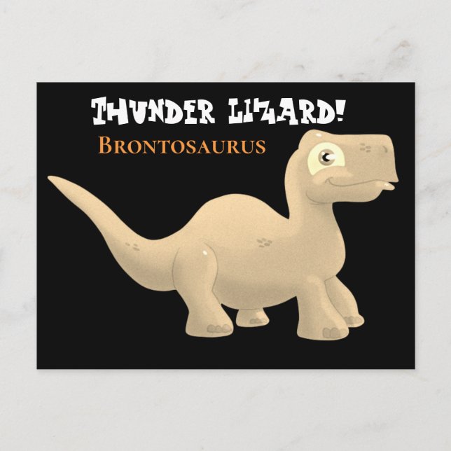 Brontosaurus Postcard (Front)
