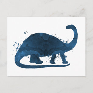 brontosaurus postcard