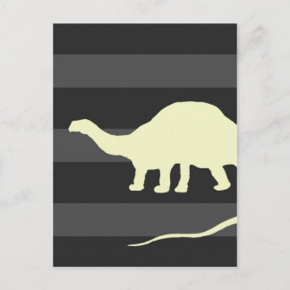 brontosaurus postcard