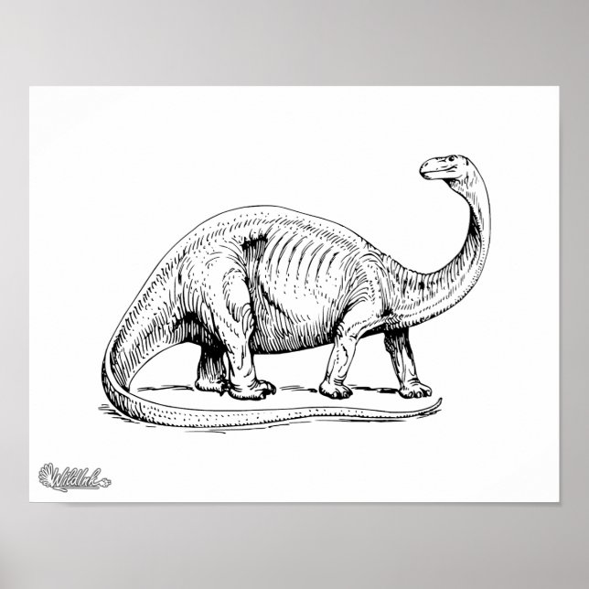 Brontosaurus Poster (Front)