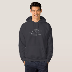 Brontosaurus Thunder Lizard Dinosaur Skeleton Cool Hoodie