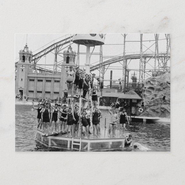 Bronx Amusement Park, 1920s Postcard (Front)