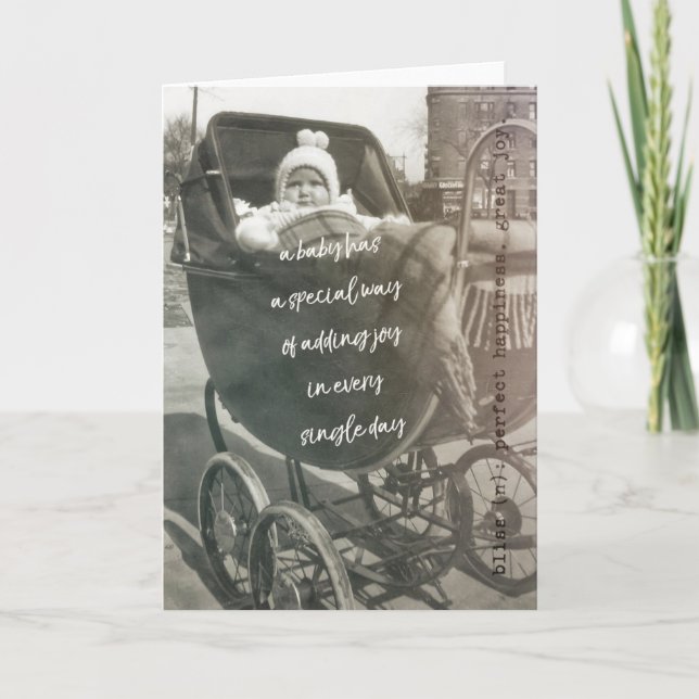 BRONX BABY Greeting Card (Front)