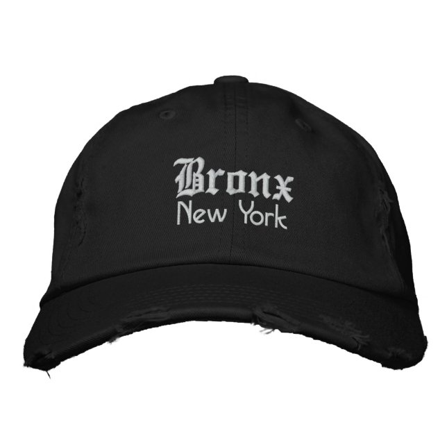 bronx bold embroidered hat (Front)
