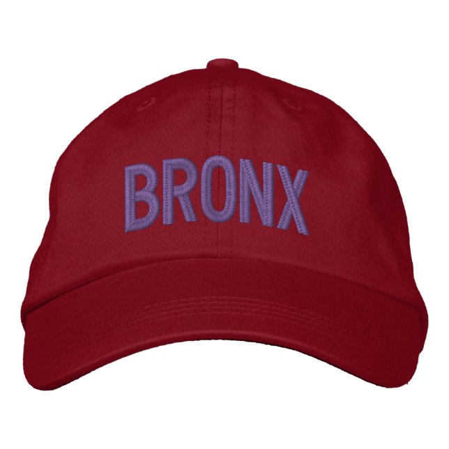 BRONX EMBROIDERED BASEBALL CAP (Front)