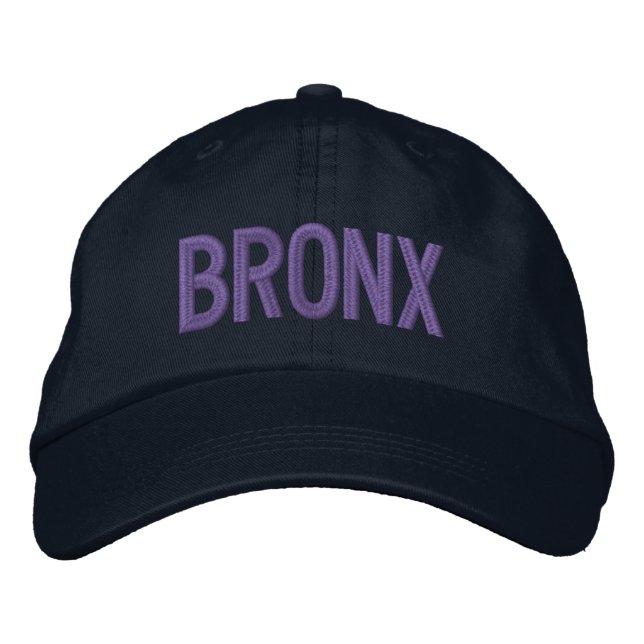 BRONX EMBROIDERED BASEBALL CAP (Front)