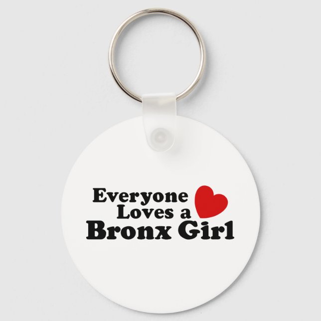 Bronx Girl Keychain (Front)