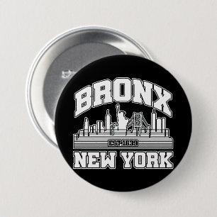 Bronx,New York 3 Inch Round Button