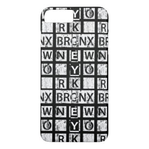 Bronx New York   Grunge Typography iPhone 8 Plus/7 Plus Case