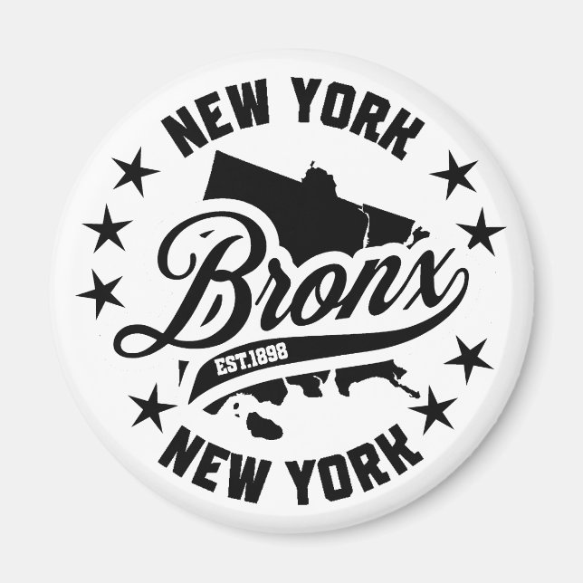 Bronx,New York Magnet (Front)