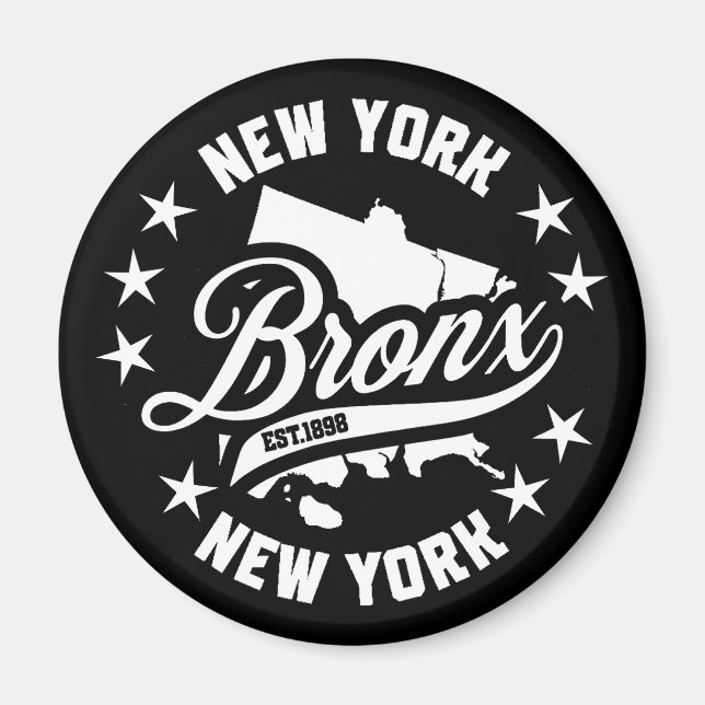 Bronx,New York Magnet (Front)