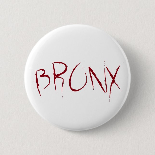 Bronx Punk Rock Button Pin (Front)
