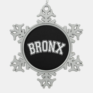 BRONX SNOWFLAKE PEWTER CHRISTMAS ORNAMENT