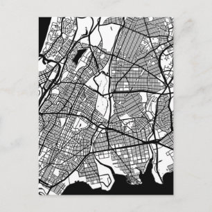 Bronx USA City Map Postcard