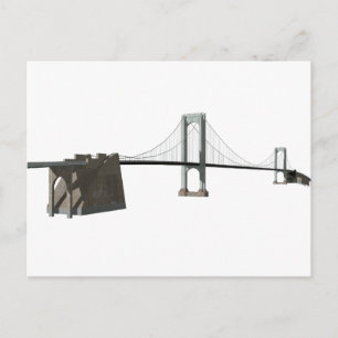 Bronx Whitestone Bridge: 3D Model: Postcard