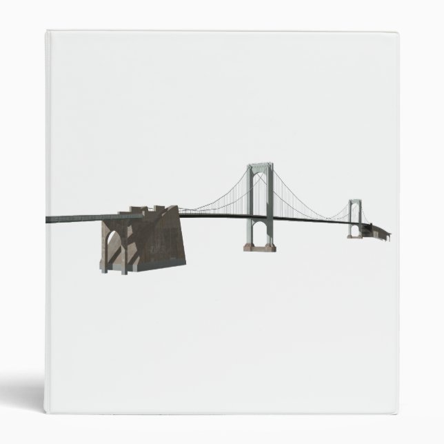 Bronx Whitestone Bridge: Custom Binder (Front)