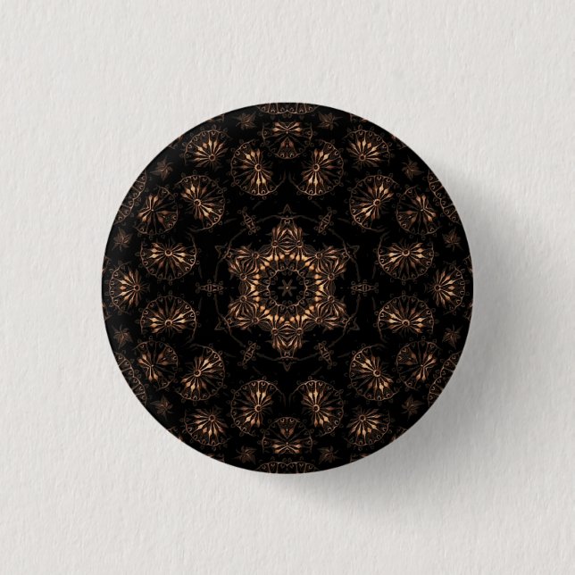 Bronze Age Mandala  1 Inch Round Button (Front)