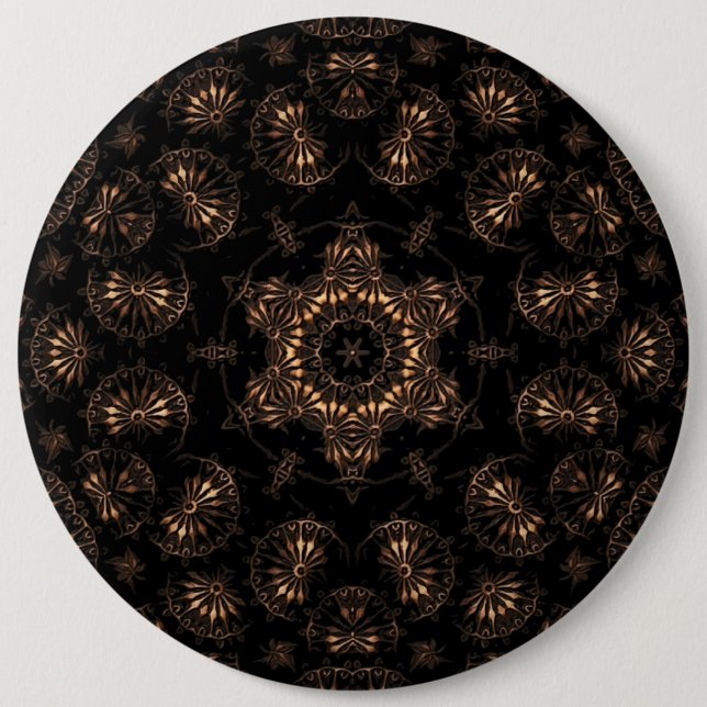Bronze Age Mandala  6 Inch Round Button (Front)
