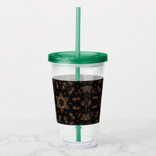 Bronze Age Mandala Acrylic Tumbler