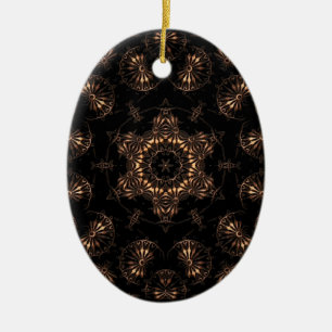Bronze Age Mandala Ceramic Ornament