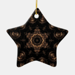Bronze Age Mandala Ceramic Ornament