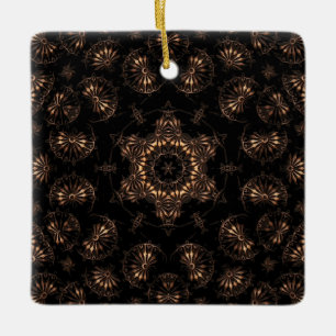 Bronze Age Mandala  Ceramic Ornament
