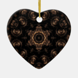 Bronze Age Mandala  Ceramic Ornament