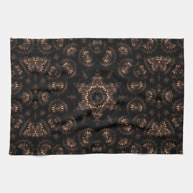 Bronze Age Mandala  Kitchen Towel (Horizontal)