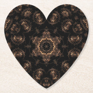 Bronze Age Mandala  Paper Coaster